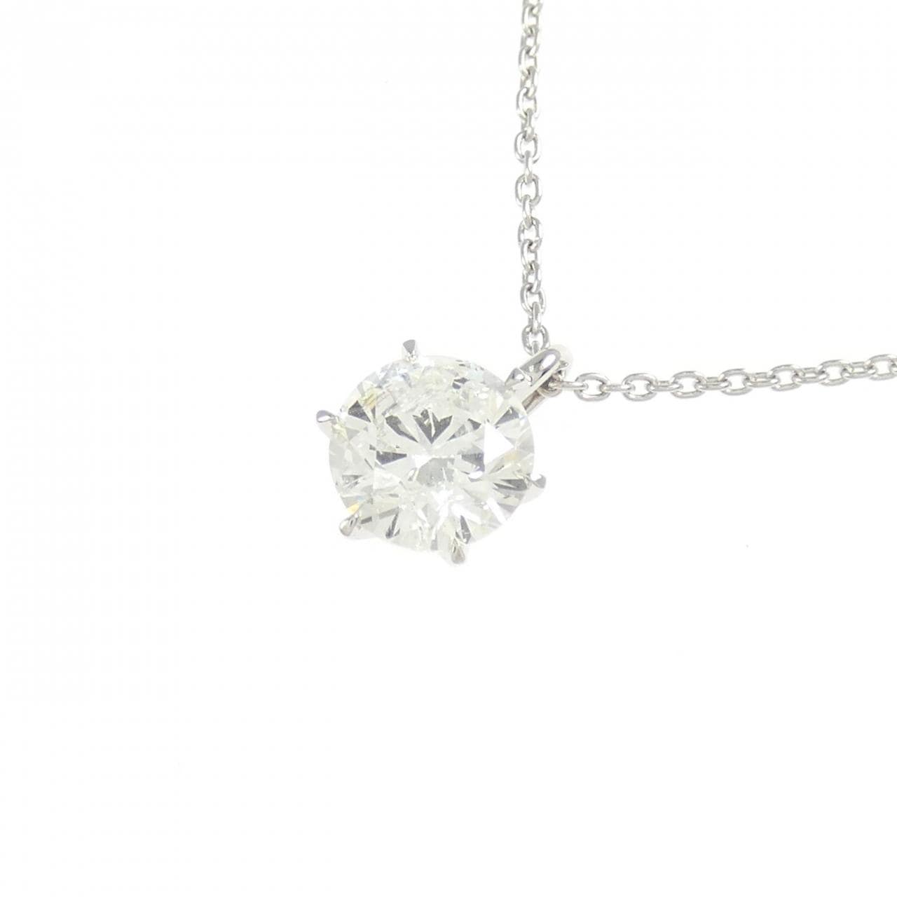 【リメイク】PT900/PT850 ダイヤモンド ネックレス 1.055CT H I1 VG