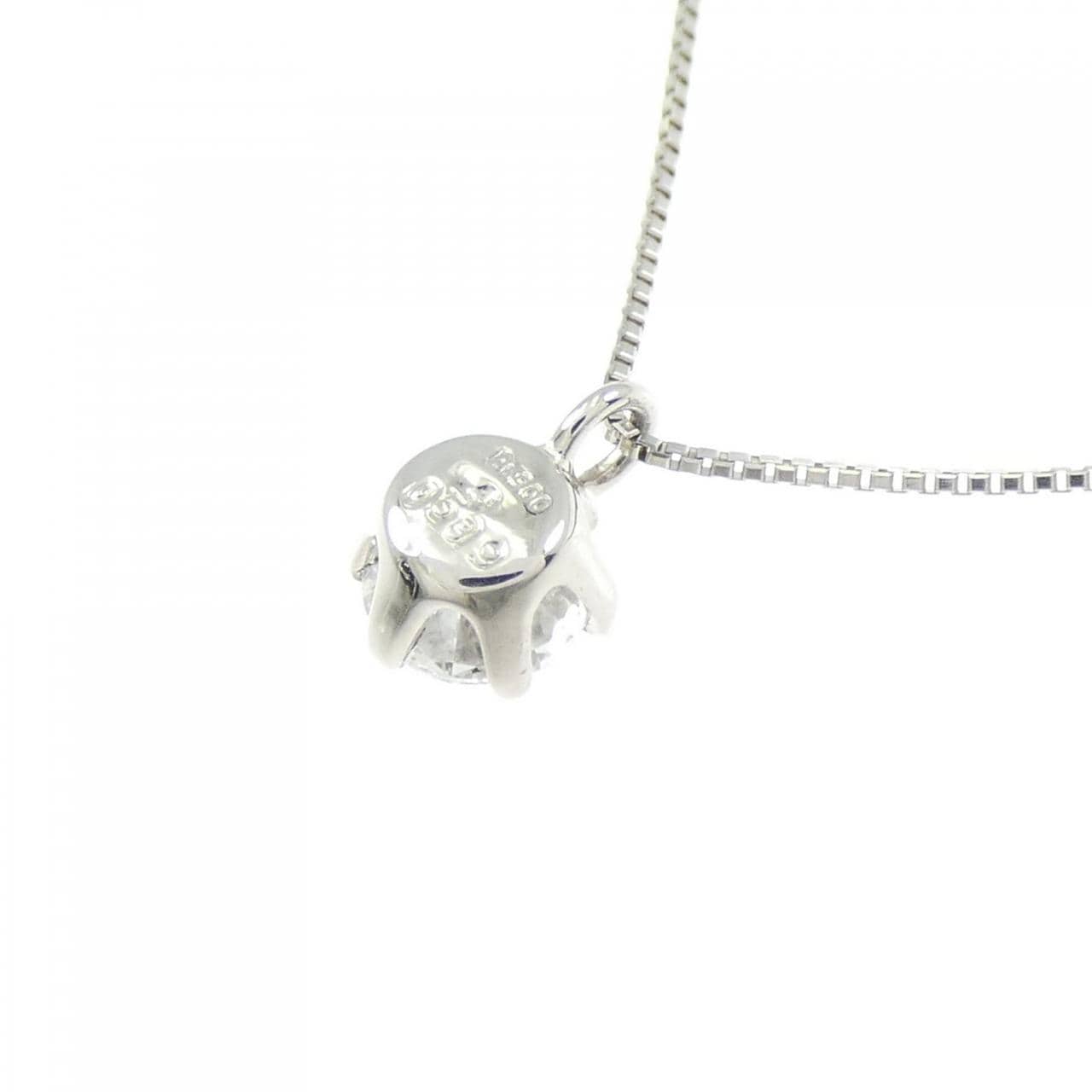 PT900/PT850 ダイヤモンド ネックレス 0.509CT D SI2 Good