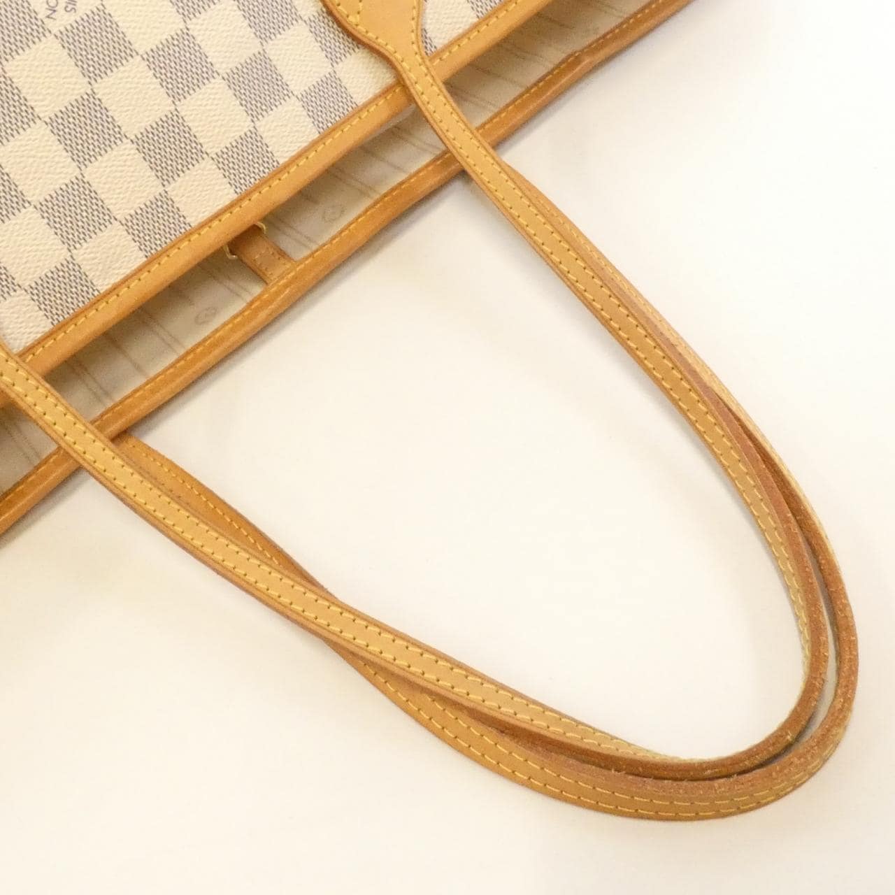 LOUIS VUITTON Damier Azure Neverfull 中号包 N51107