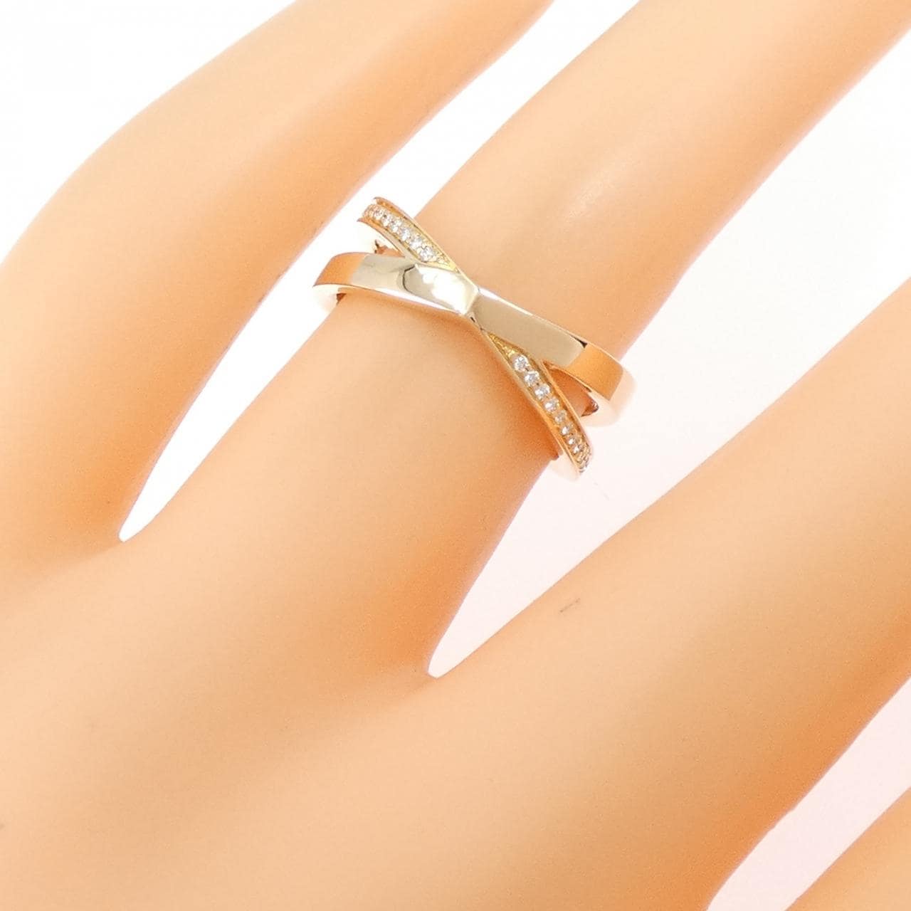 TIFFANY X Narrow Ring 0.08CT