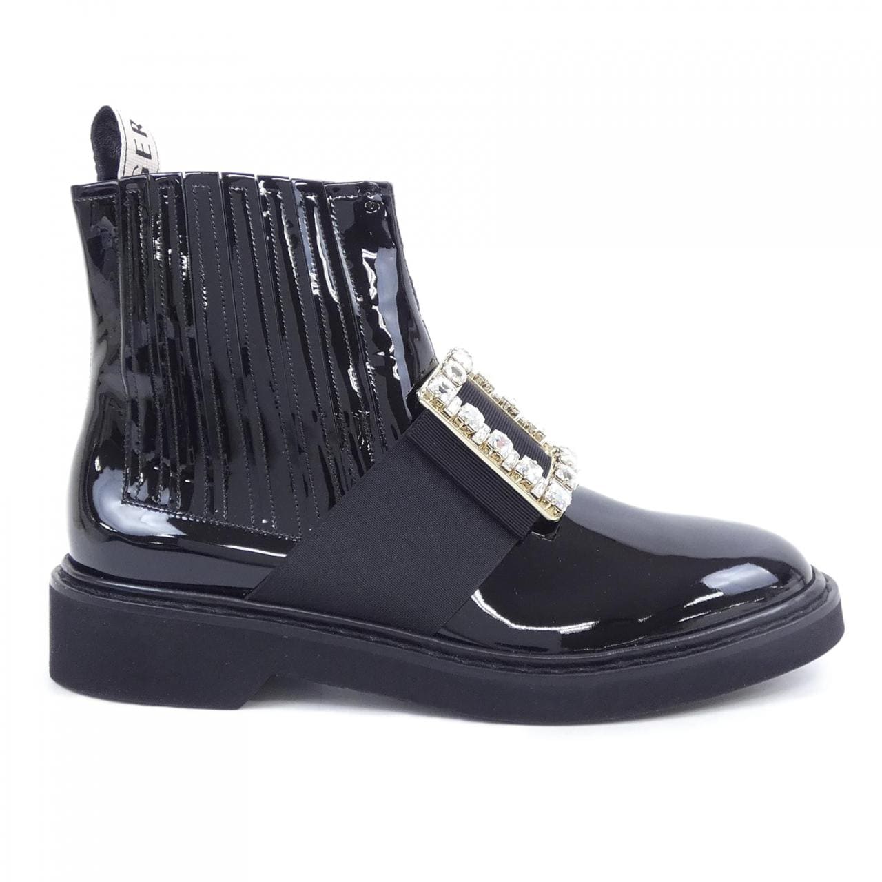 ロジェヴィヴィエ ROGER VIVIER ヴィヴ レンジャーストラス バックル ブーツ