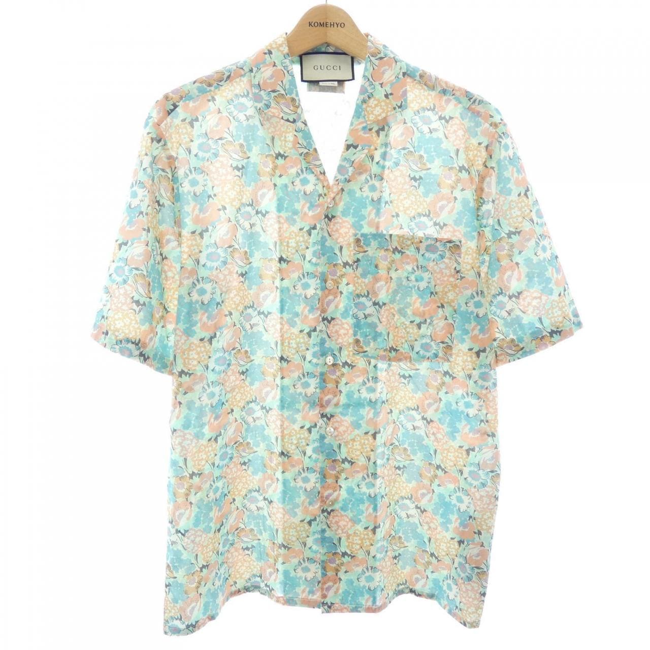 グッチ GUCCI LIBERTY LONDON 636408 ZAFKU S／Sシャツ