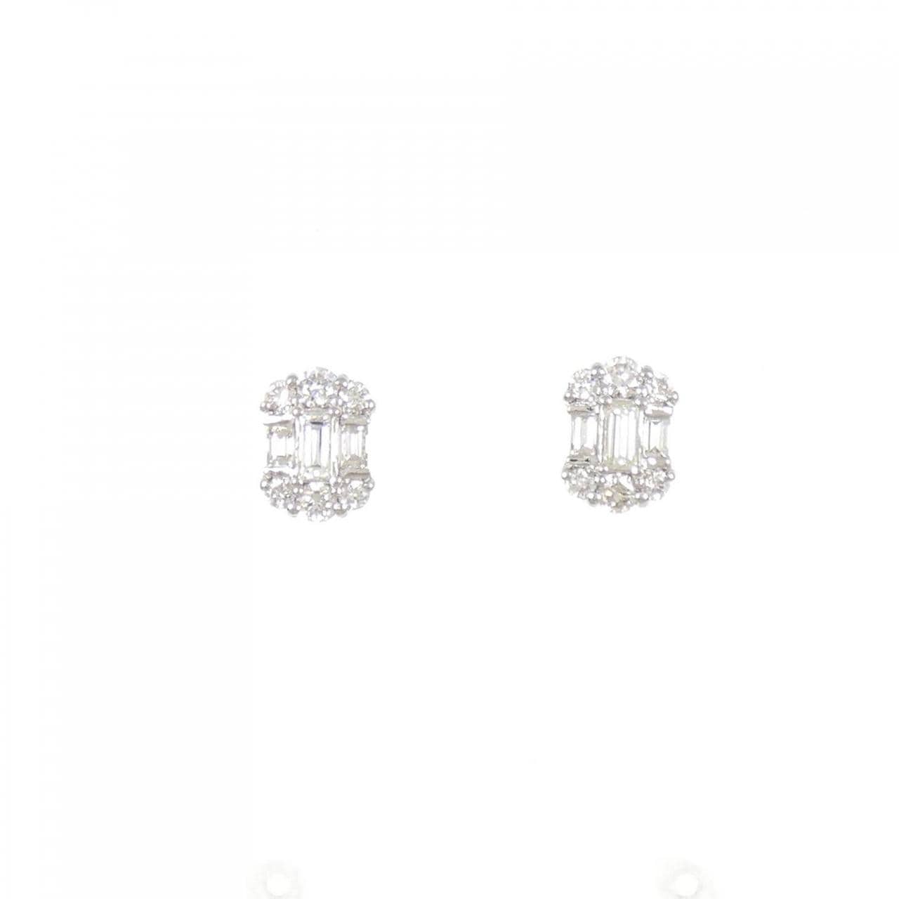 PT900 Diamond Earrings 0.40CT