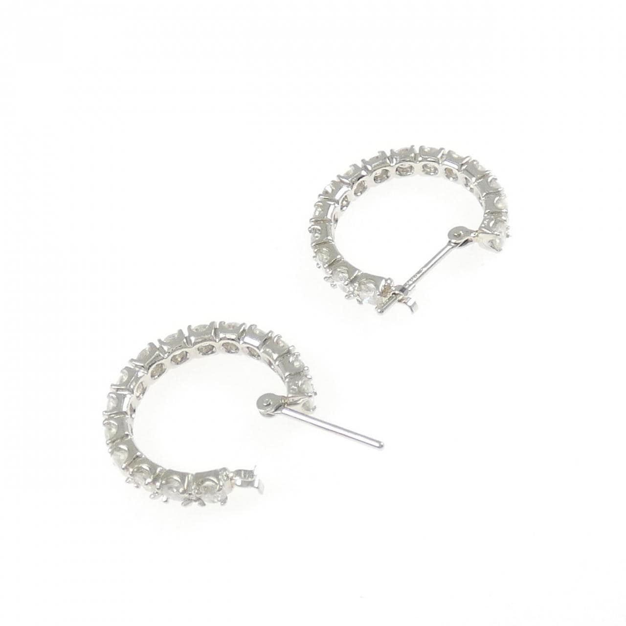 PT900 ダイヤモンド ピアス 2.00CT