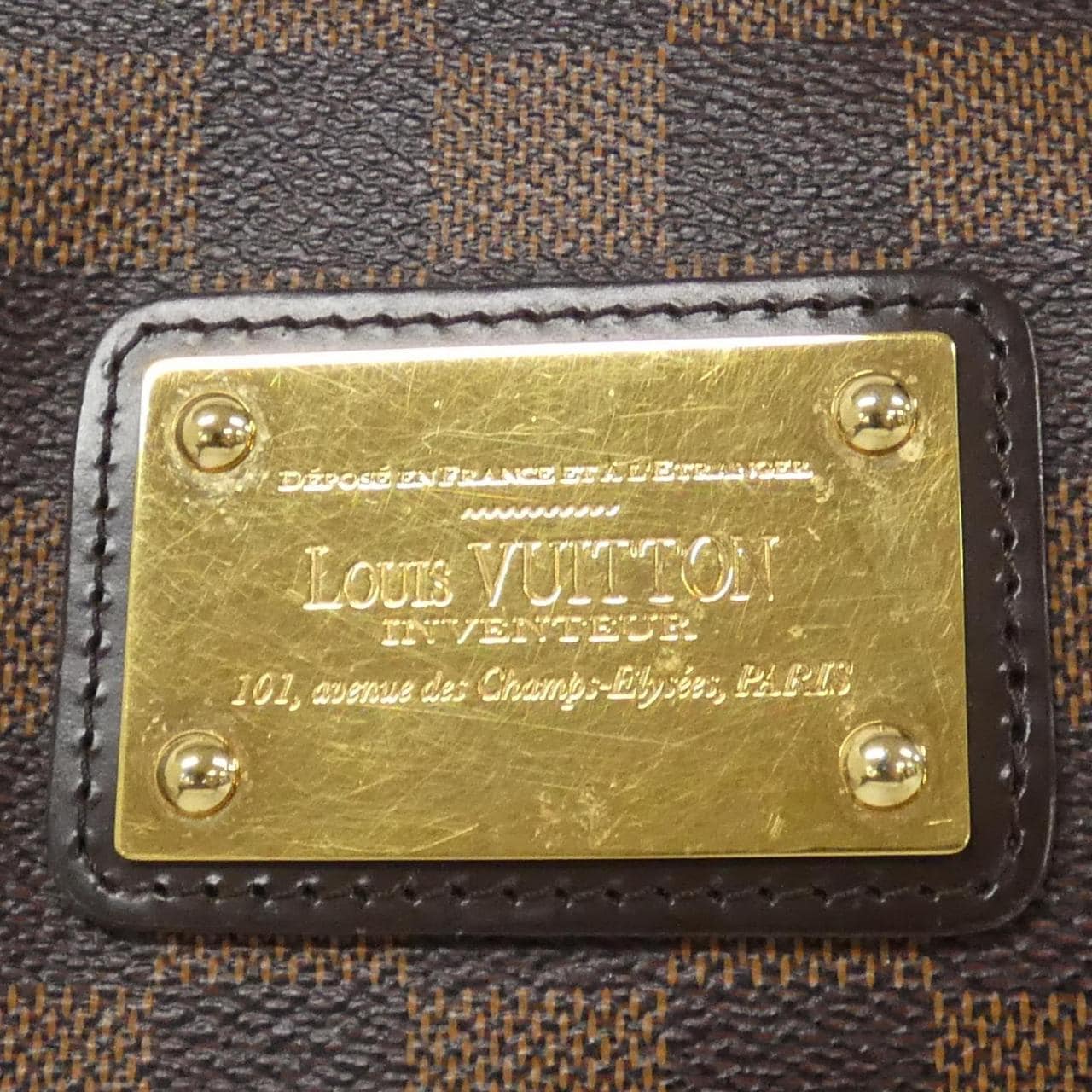 ルイヴィトン ダミエ エヴァ N55213 ショルダーバッグ