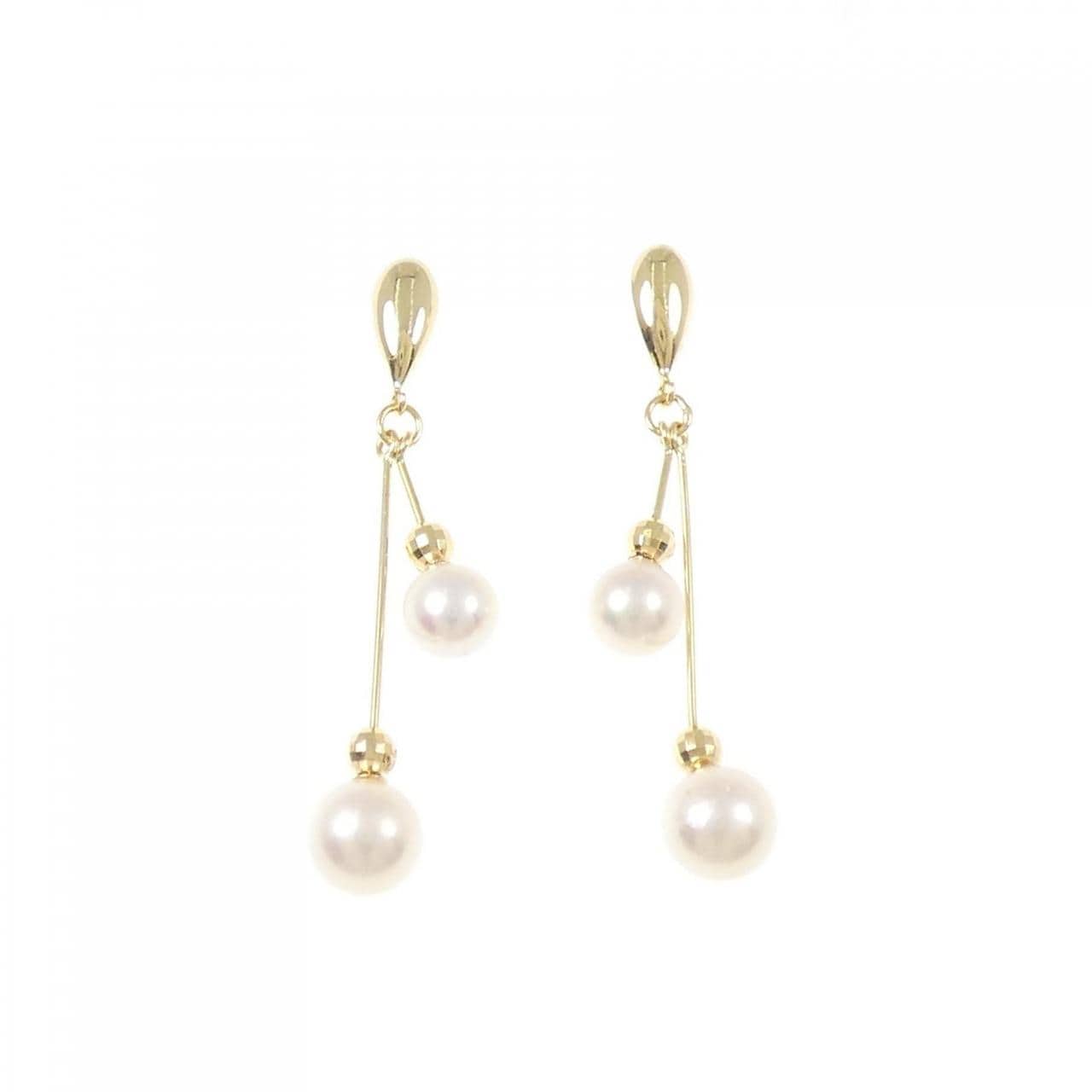 K18YG アコヤパール ピアス