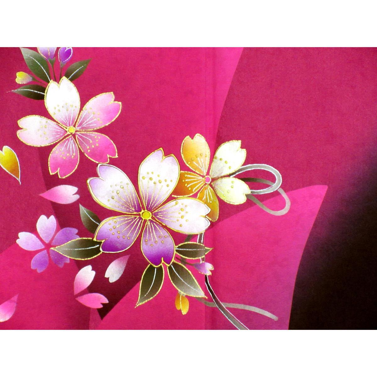 振袖　友禅金彩加工