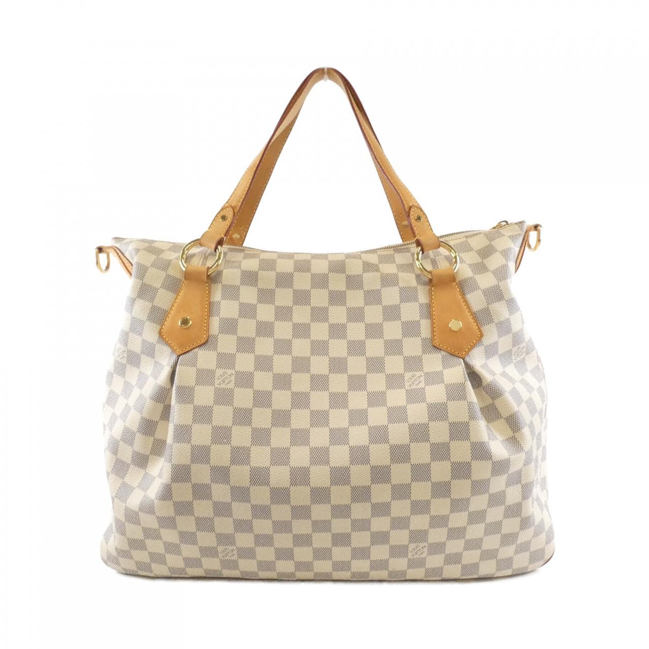 ルイヴィトン ダミエ アズール イーヴォラ MM N41133 ショルダーバッグ