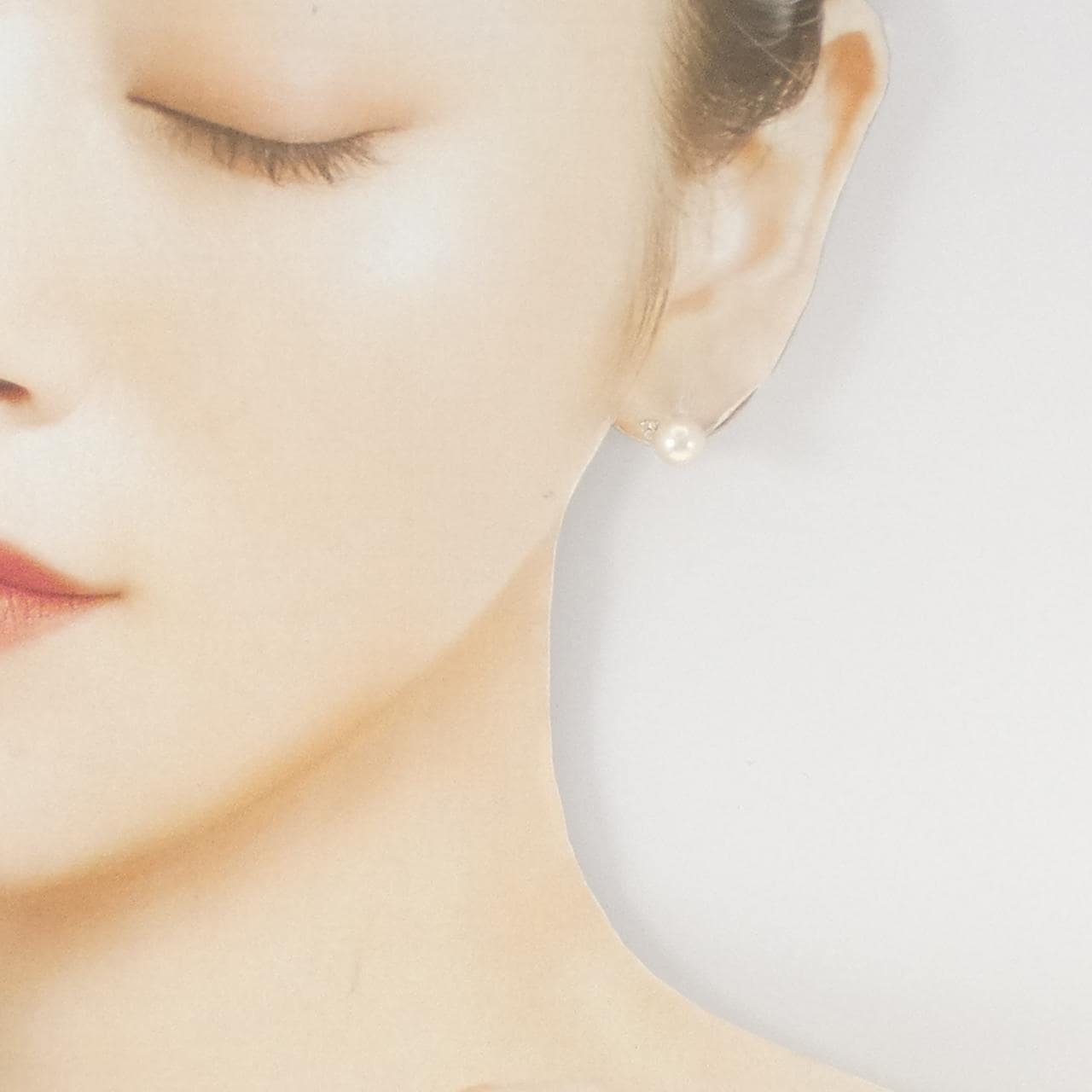 K18YG アコヤパール ピアス 7.2mm