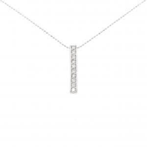 K18WG ダイヤモンド ネックレス 0.30CT