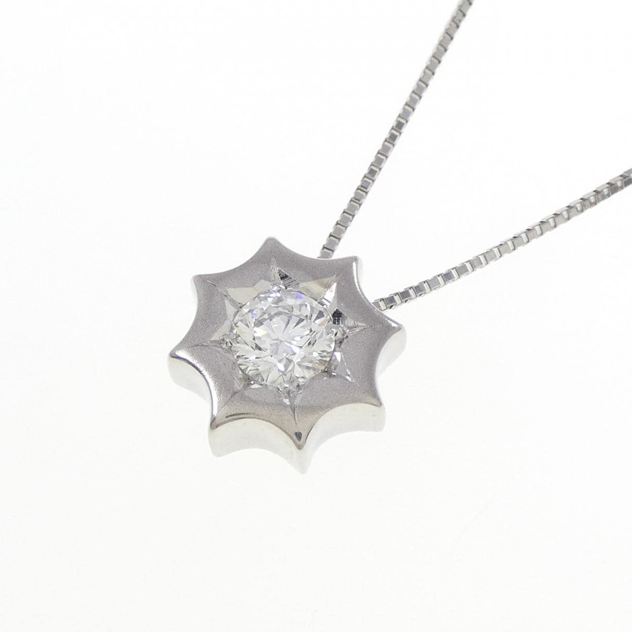 PT900/PT850 ダイヤモンド ネックレス 0.41CT