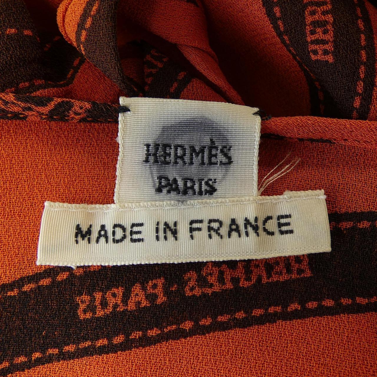 エルメス HERMES ボリュチデュック ツイルレーヌ シャツ