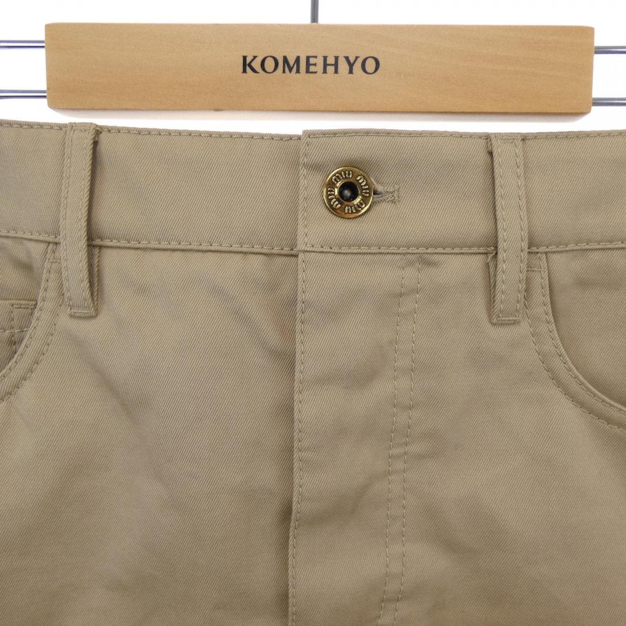 ミュウミュウ MIU MIU MIU MIU ロゴ MG2241 SOOO 1UPX スカート