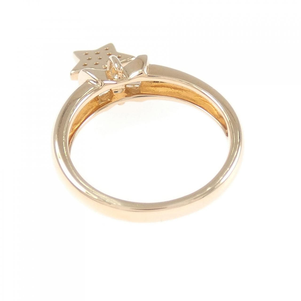 K18PG スター ダイヤモンド リング 0.29CT