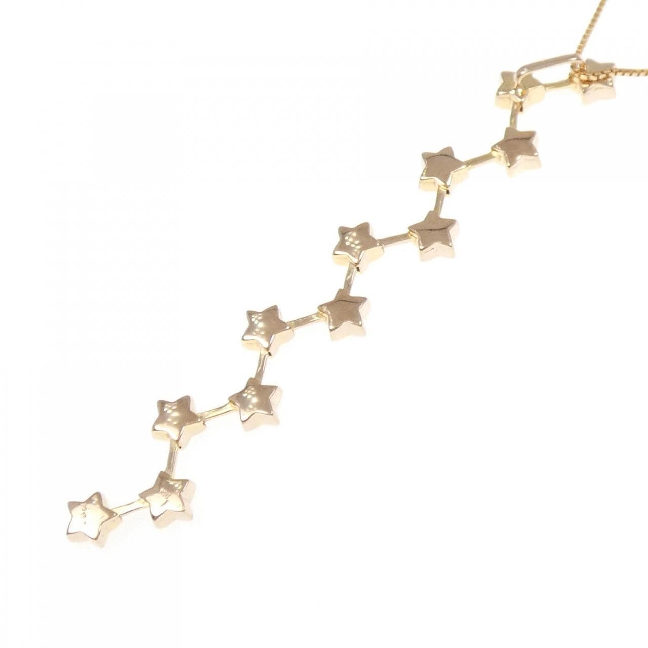 K18PG スター ダイヤモンド ネックレス 0.32CT