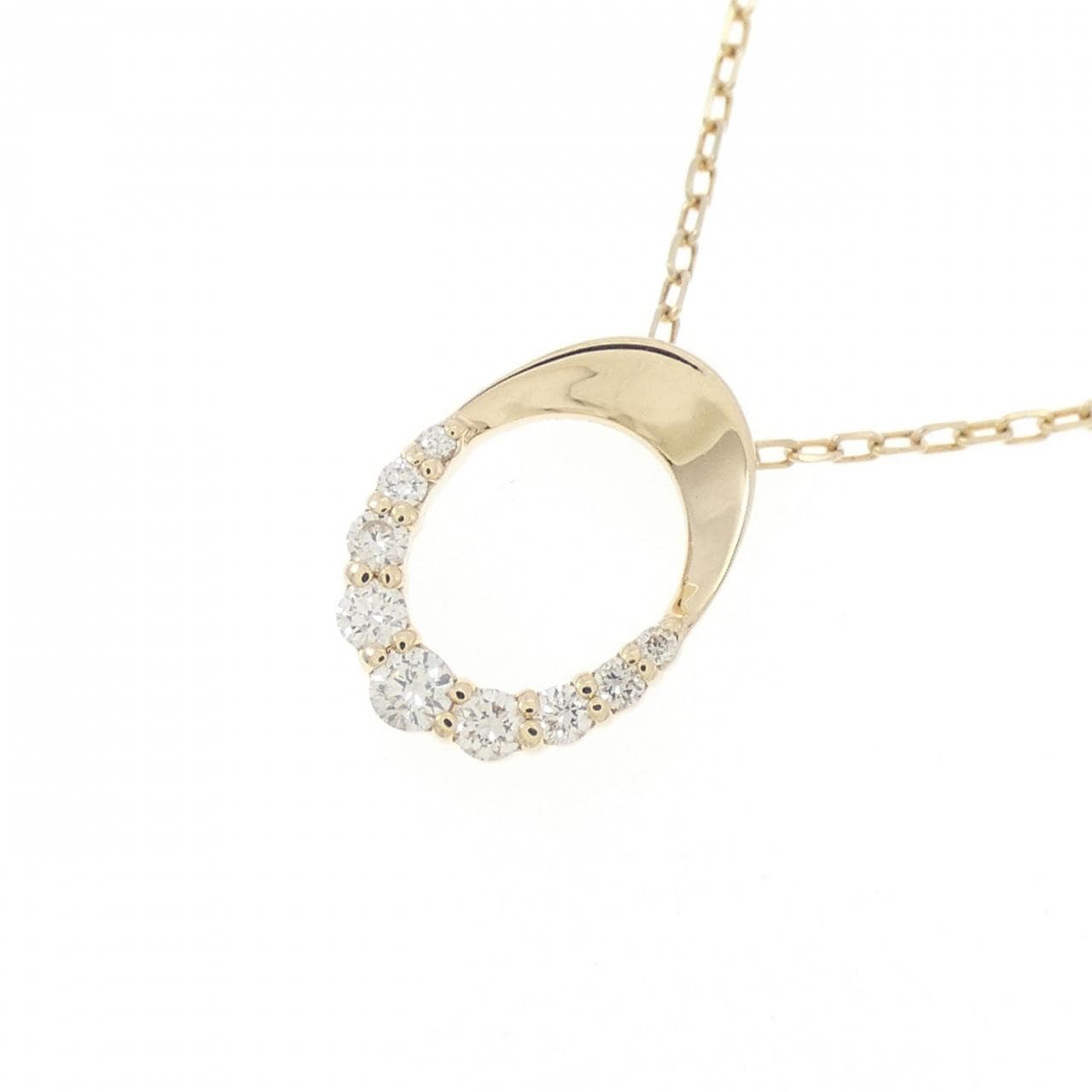 K10YG ダイヤモンド ネックレス