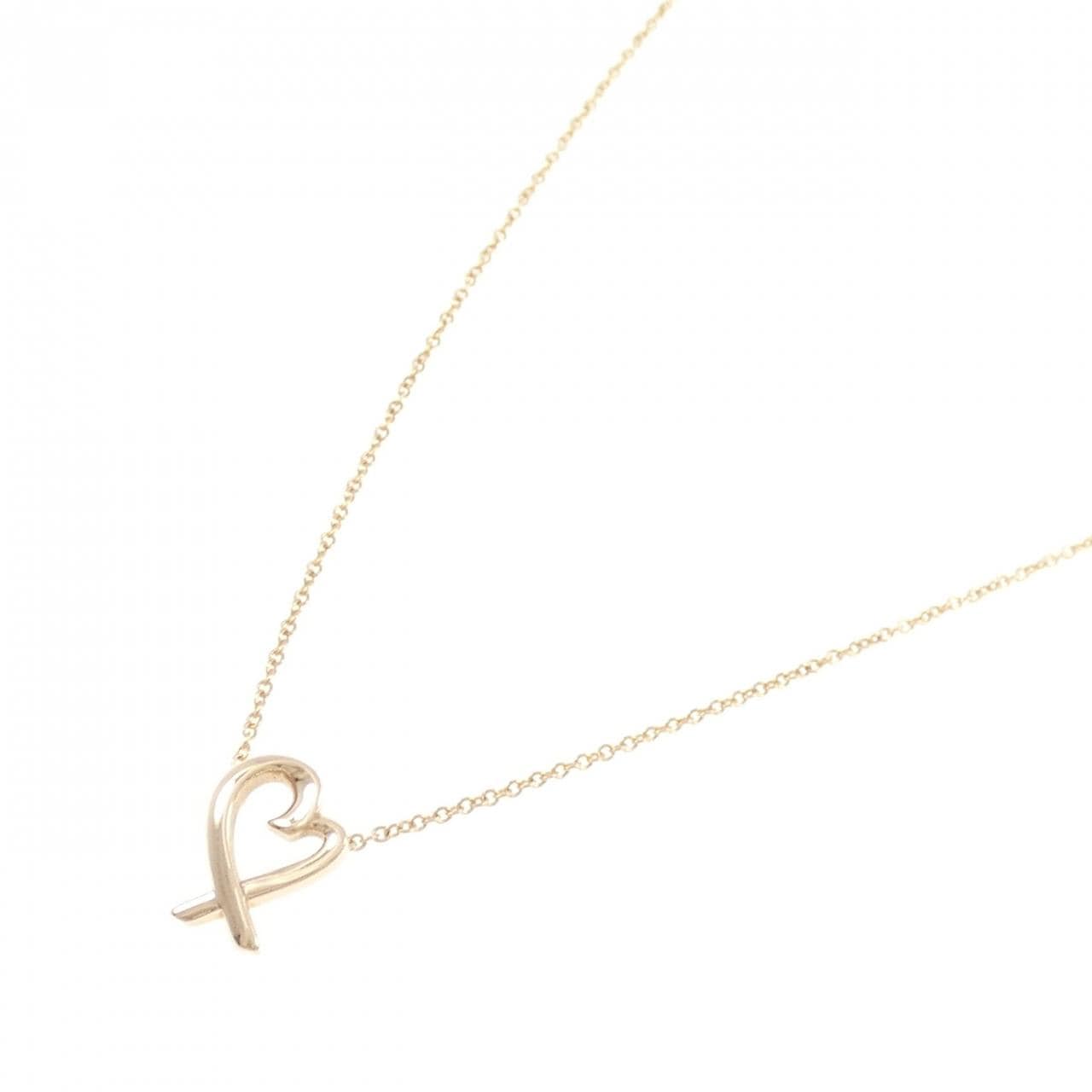 ティファニー ラビングハート ミニ ネックレス