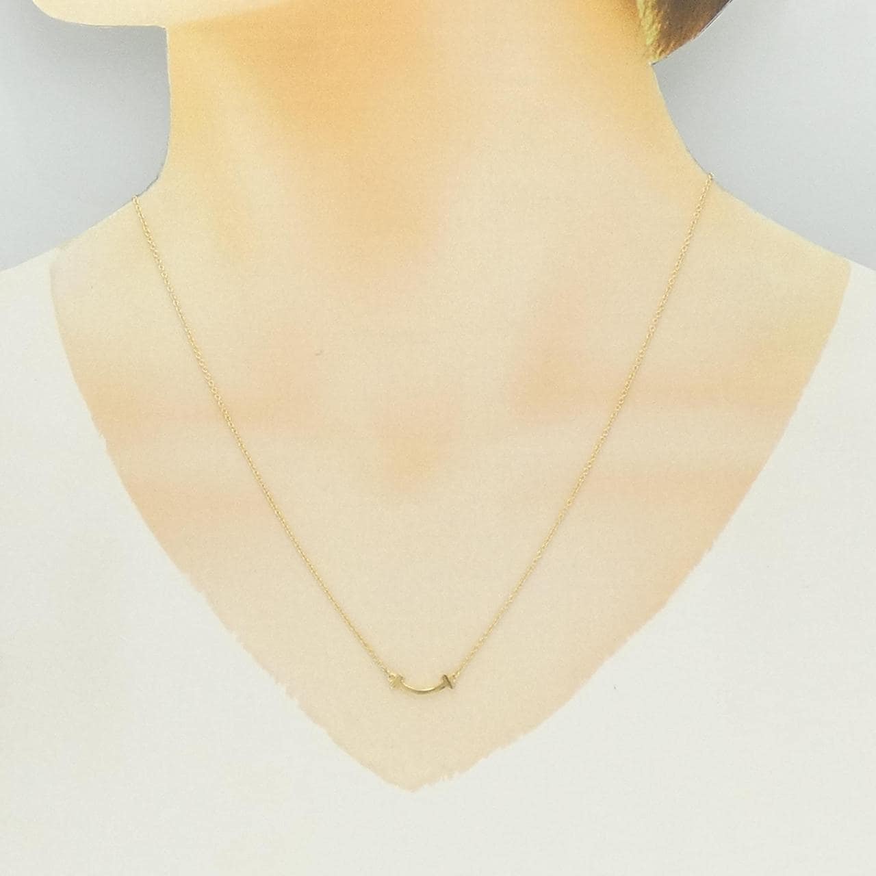 ティファニー Tスマイル ミニ ネックレス