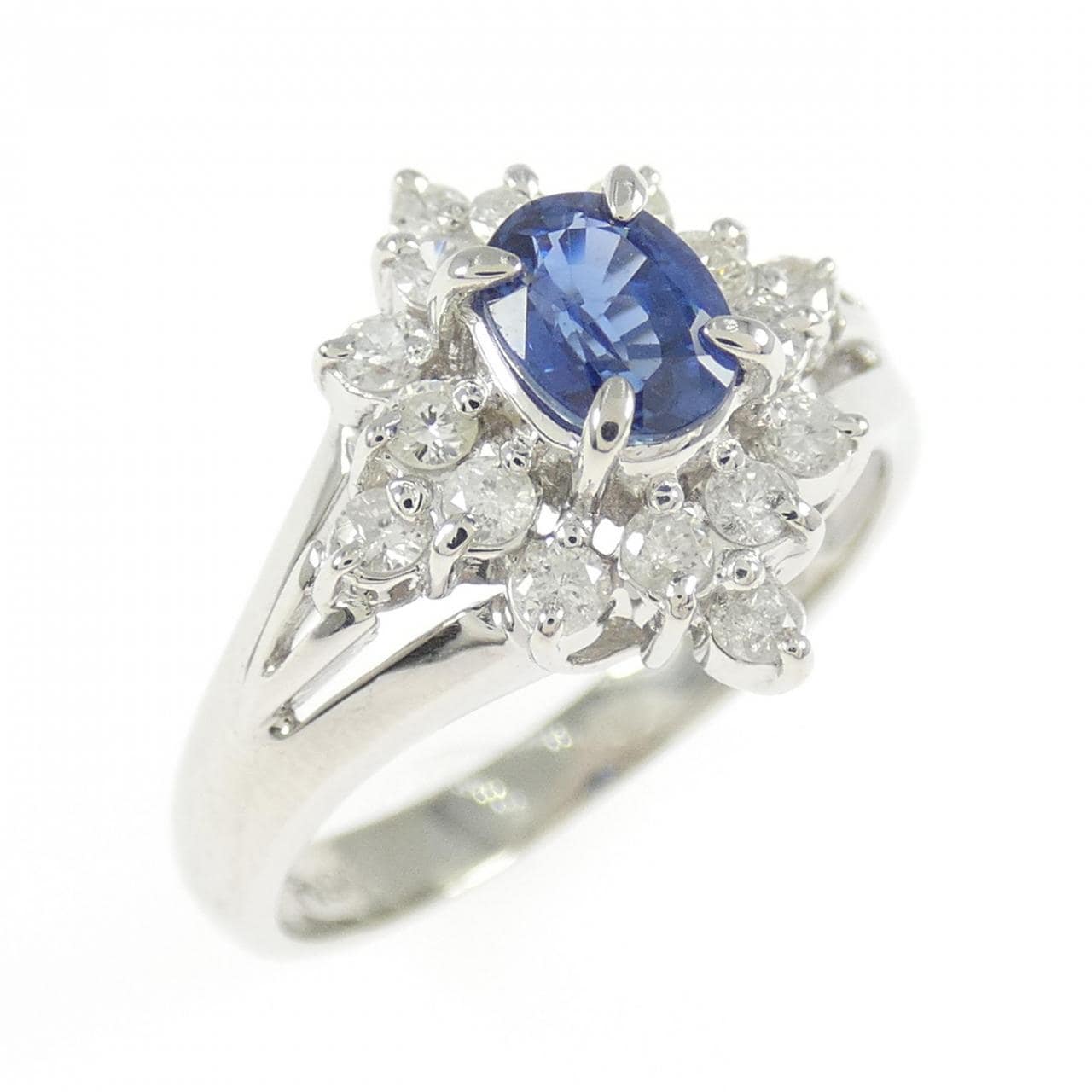 PT900藍寶石戒指