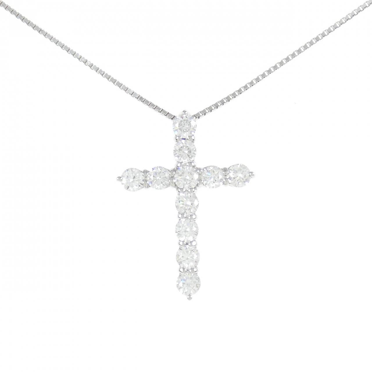 [BRAND NEW] PT Diamond Necklace 1.514CT D VS2-SI2 VG-GOOD