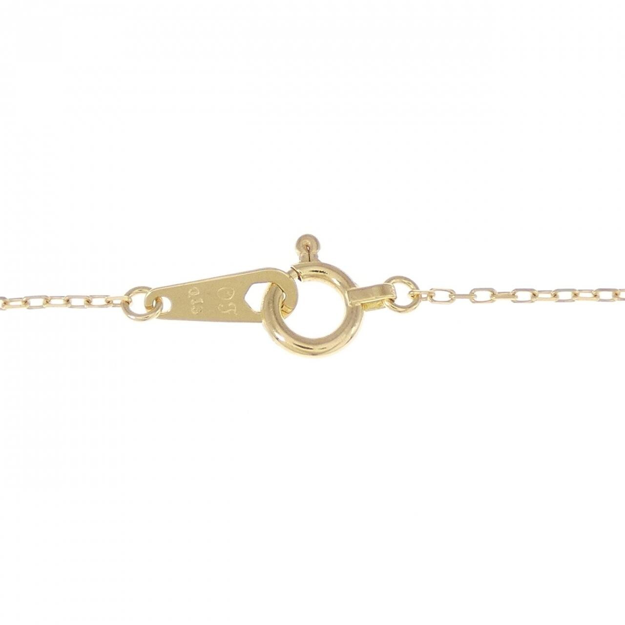 K18YG ダイヤモンド ネックレス 0.15CT