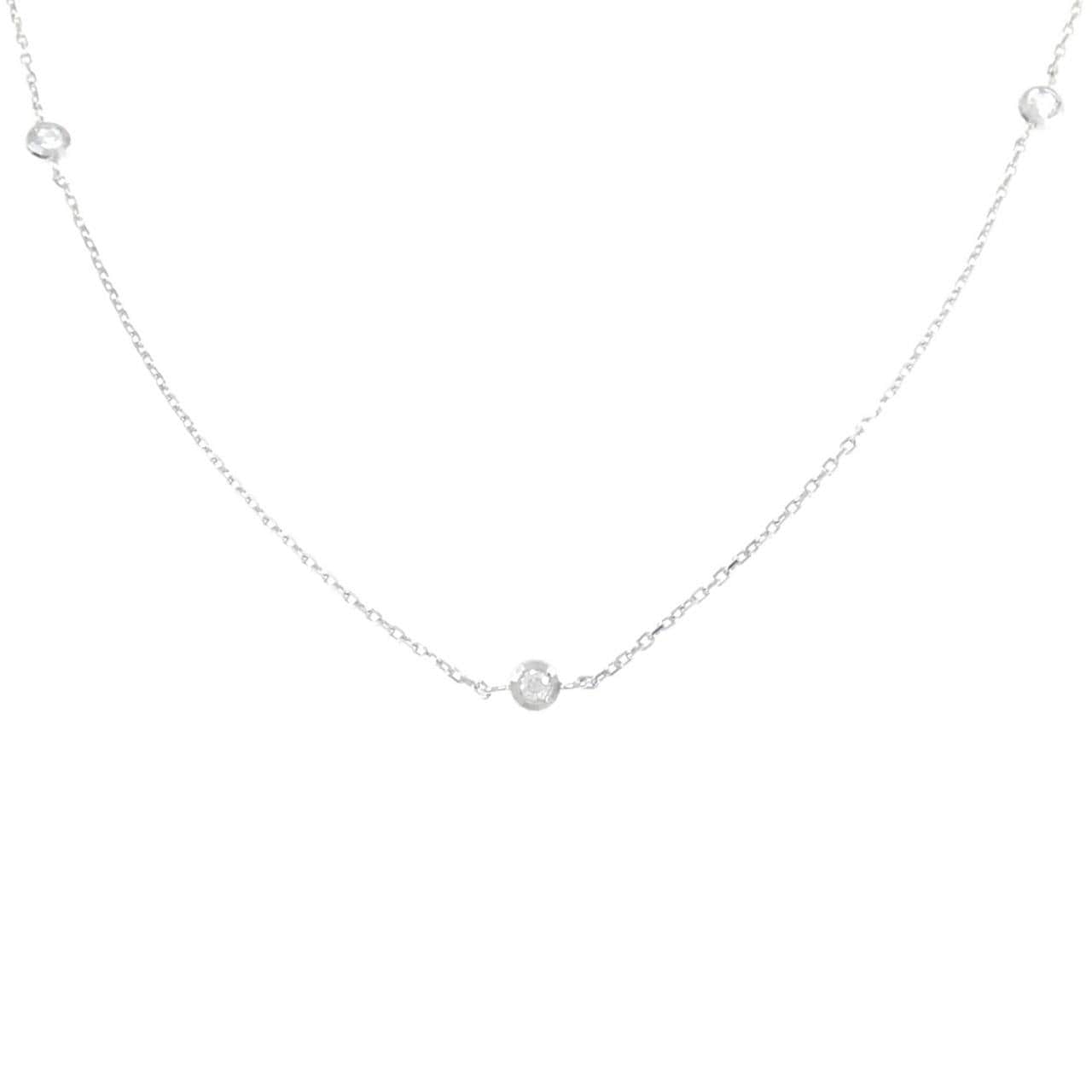 【新品】PT ダイヤモンド ネックレス 0.204CT