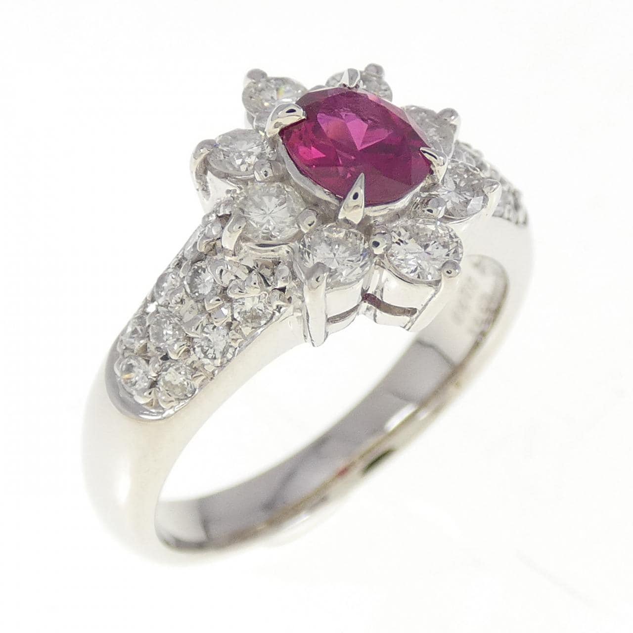 PT900 ルビー リング 0.561CT