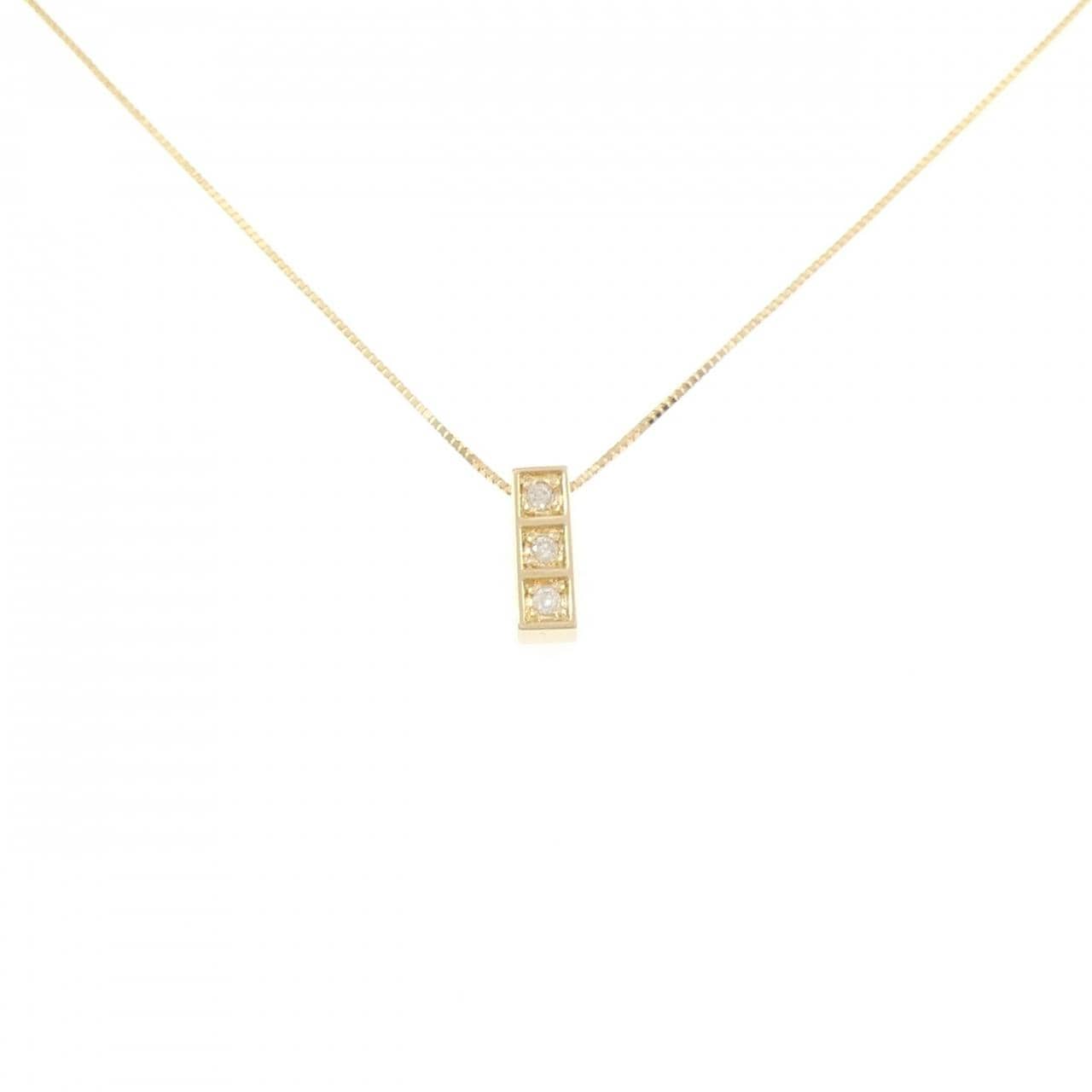 K18YG ダイヤモンド ネックレス