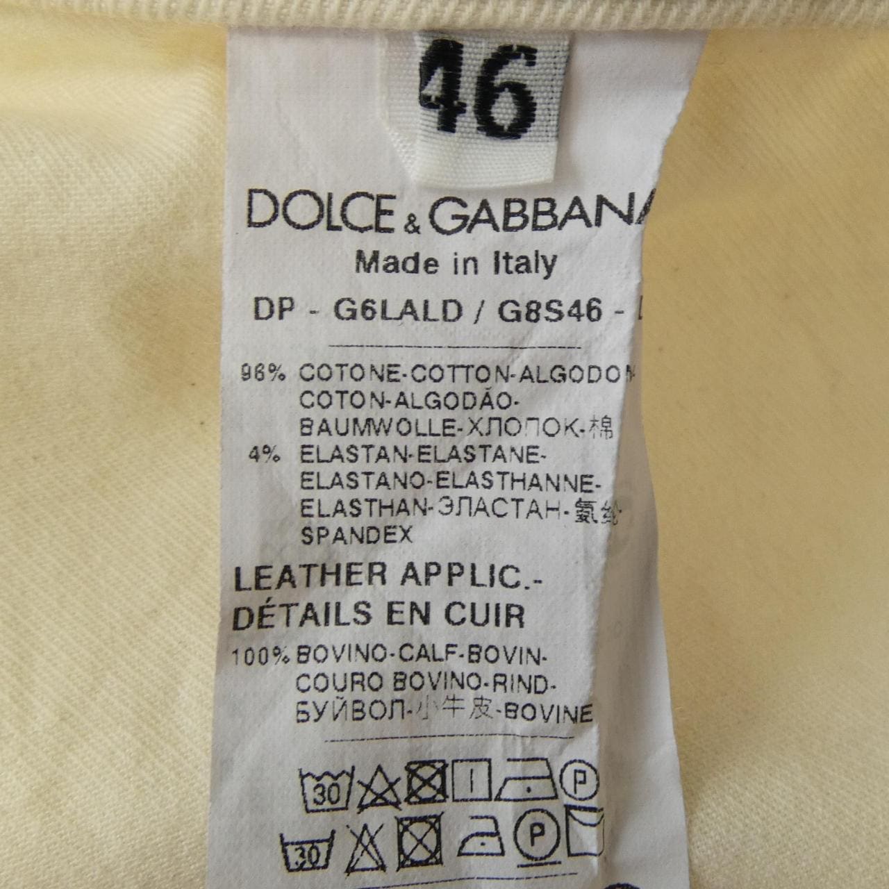 ドルチェアンドガッバーナ DOLCE&GABBANA G6LALD ジーンズ