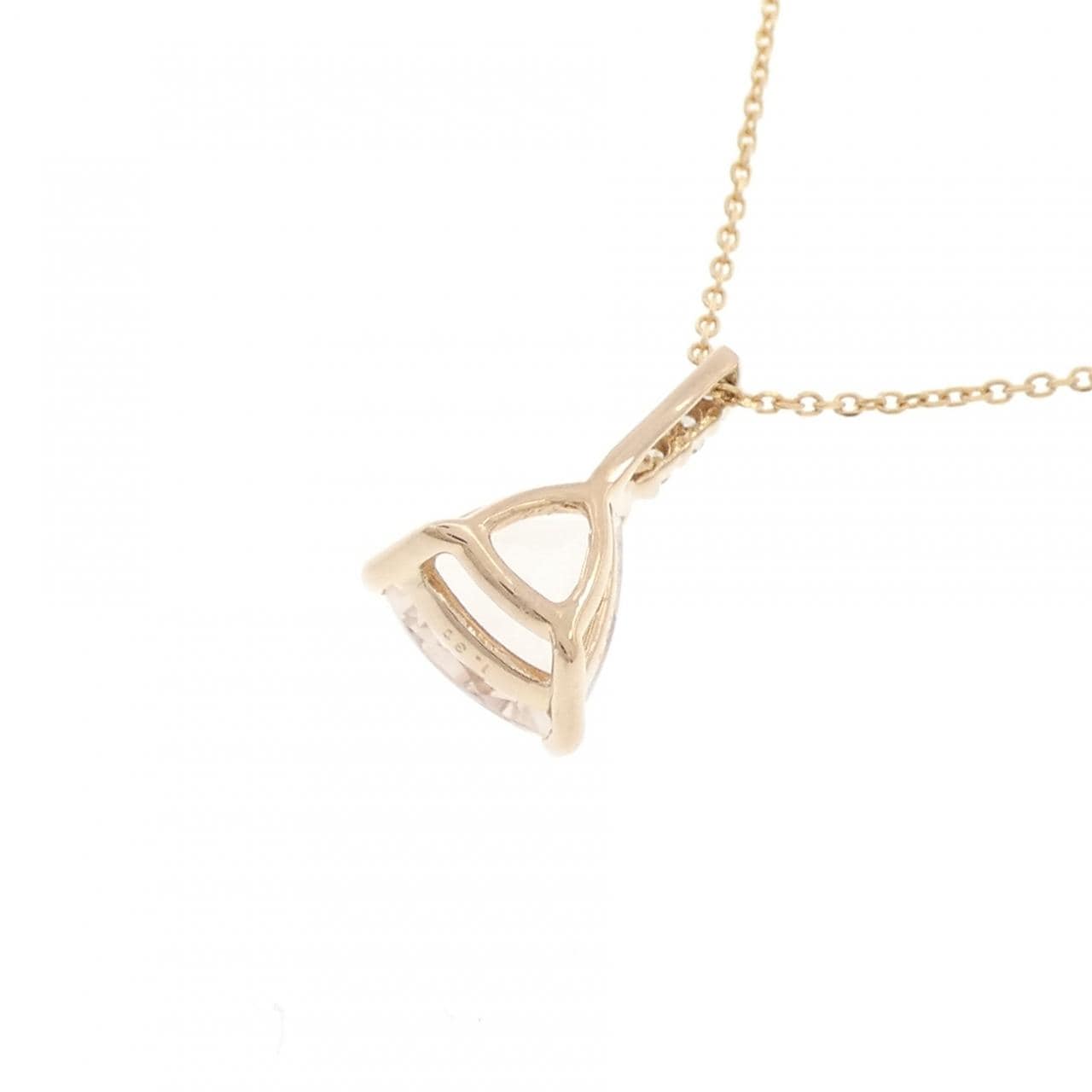 K18PG/K18YG モルガナイト ネックレス 1.30CT