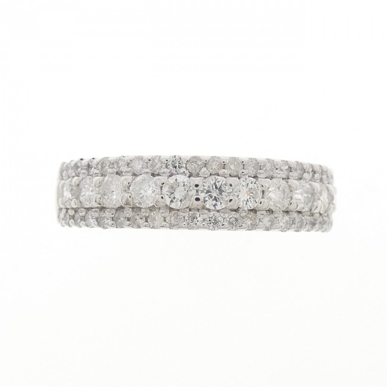 K14WG ダイヤモンド リング 0.50CT