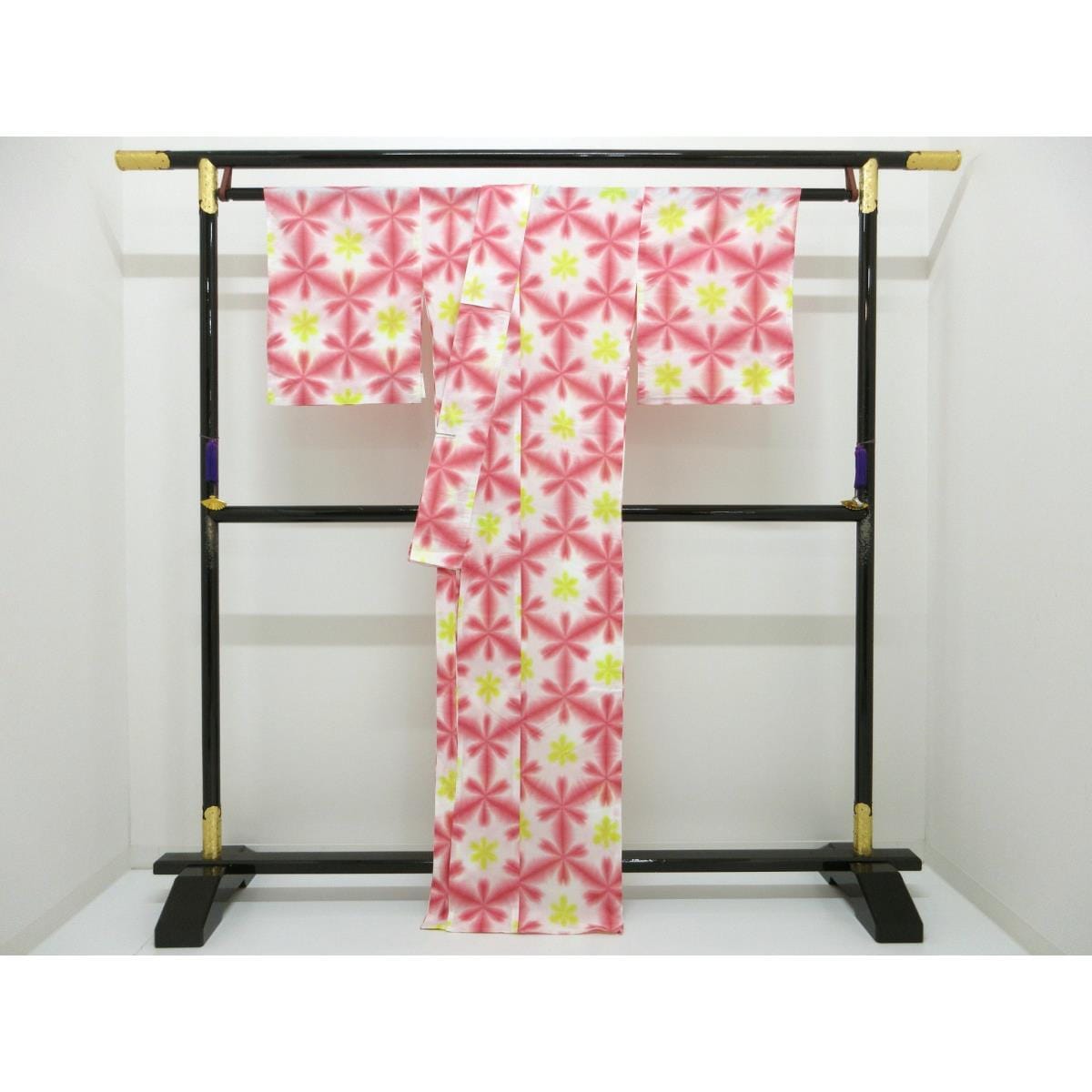 [Unused items] Women's Yukata, Arimatsu Narumi Shibori, Wide Collar
