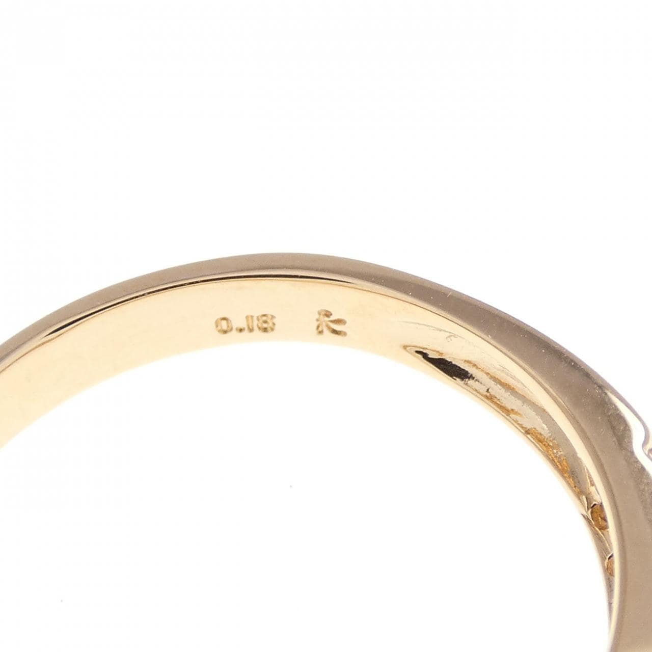 クミキョク ダイヤモンド リング 0.18CT
