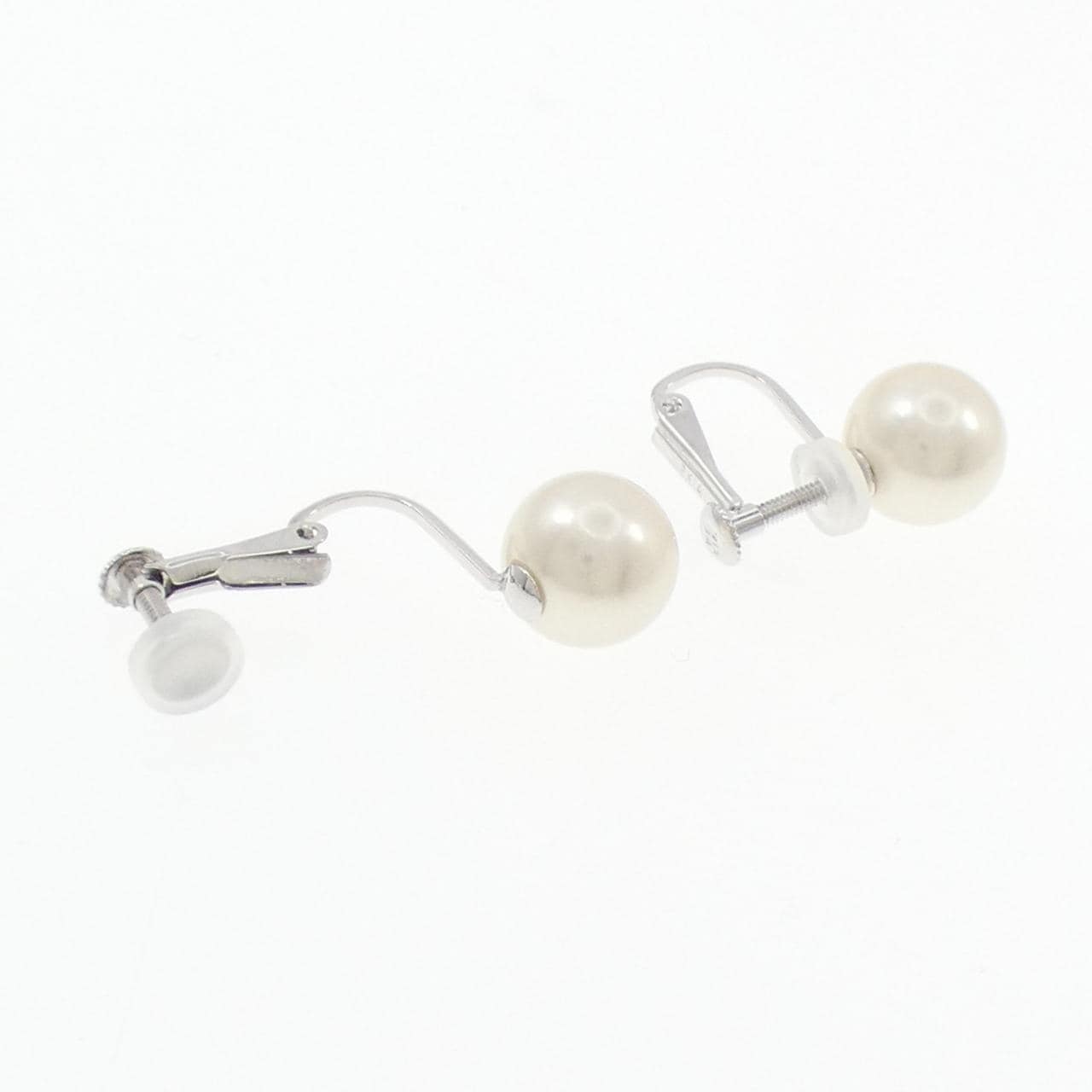 K14WG Akoya珍珠耳夹8.7 毫米