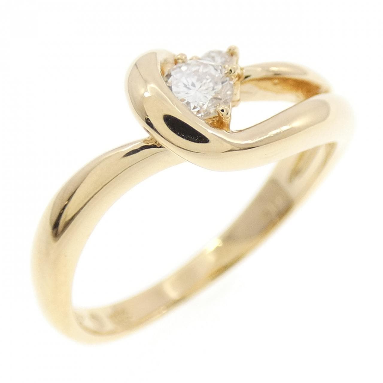 K18YG ダイヤモンド リング 0.14CT