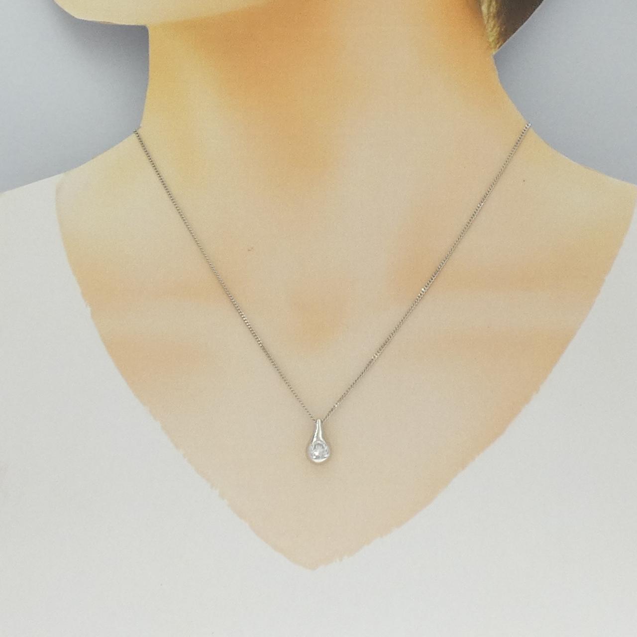 PT900/PT850 Diamond Necklace 0.344CT