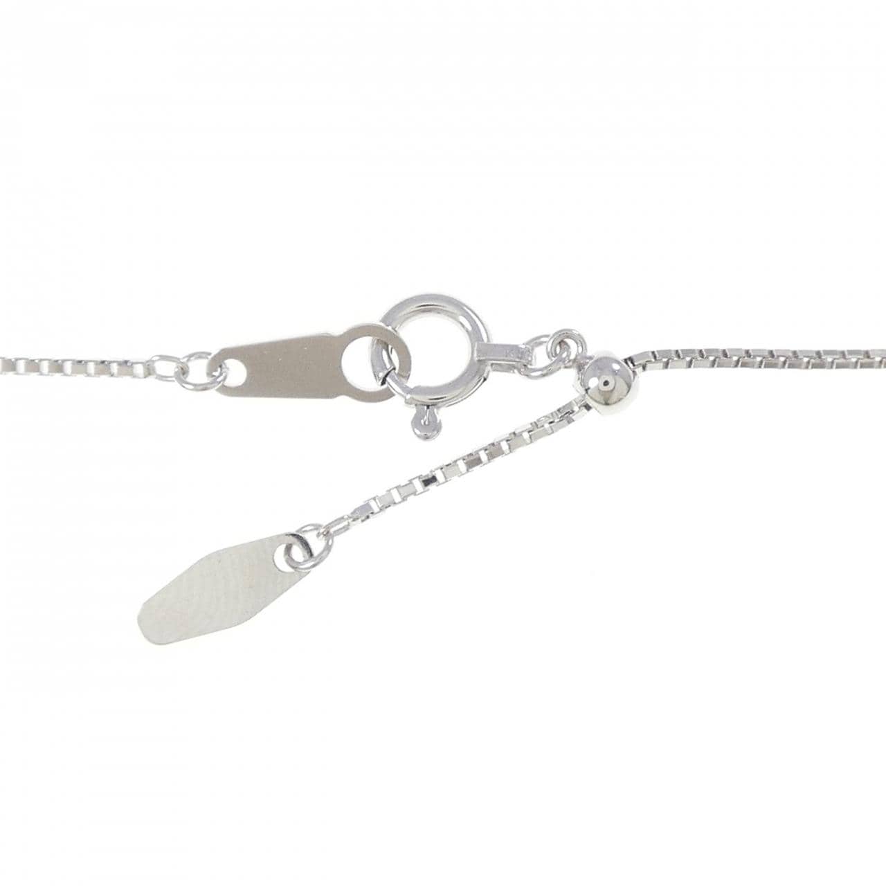 K18スリーカラー 2WAY ホースシュー ダイヤモンド ネックレス 0.30CT