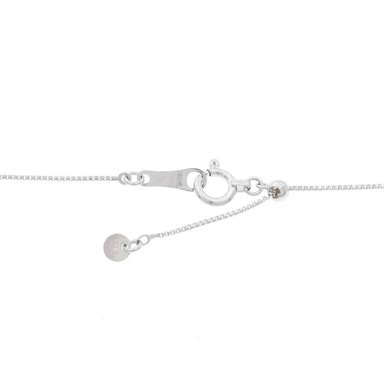 K18WG ダイヤモンド ネックレス 0.05CT