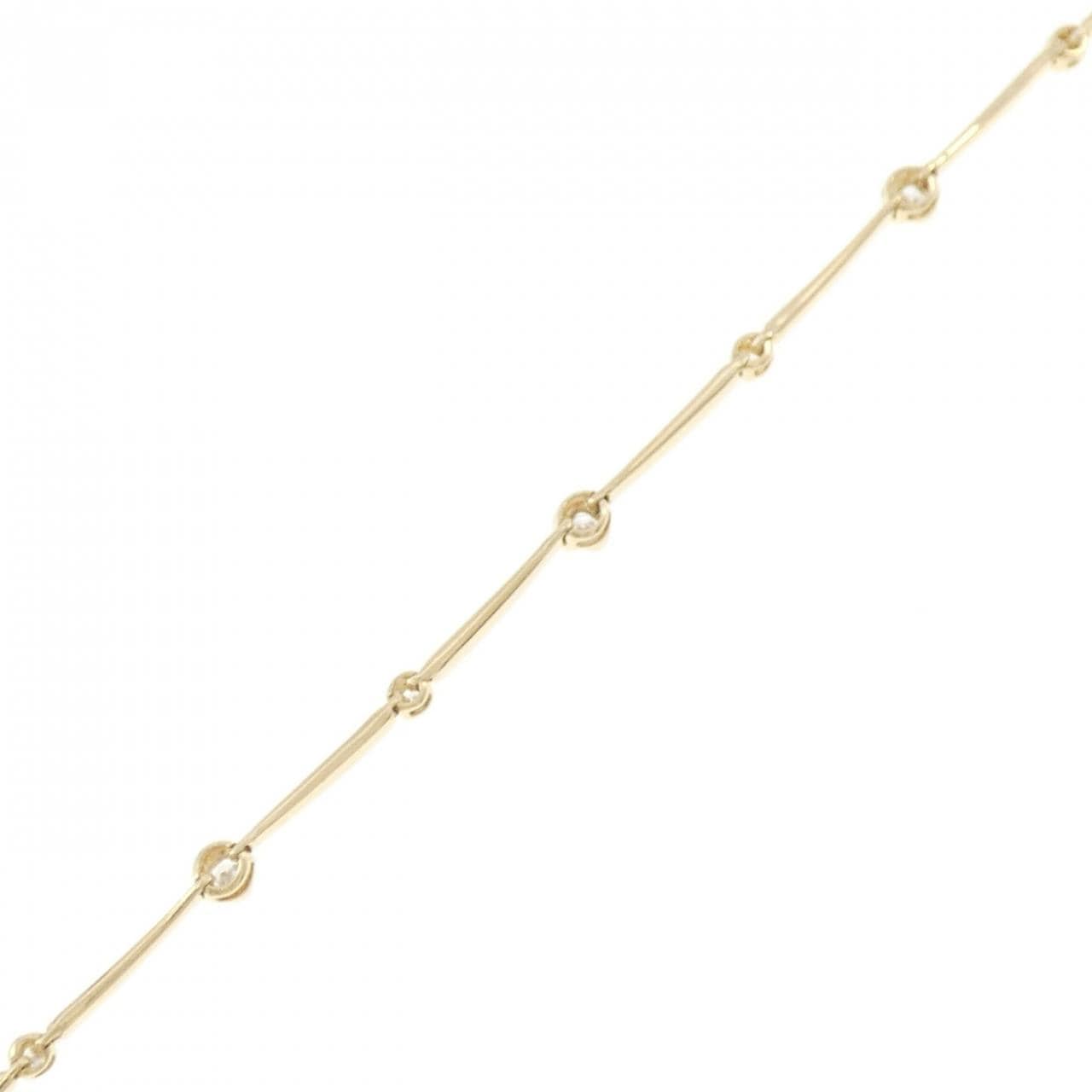 LINE K18YG手鏈0.30CT