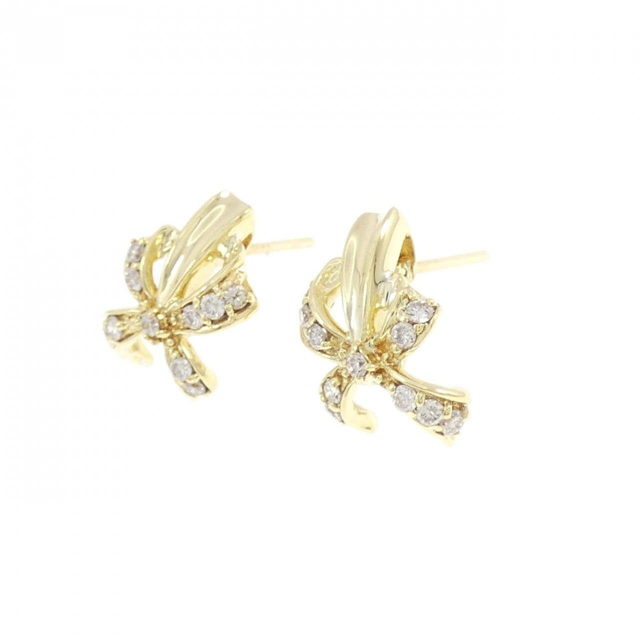 K18YG ダイヤモンド ピアス 0.32CT
