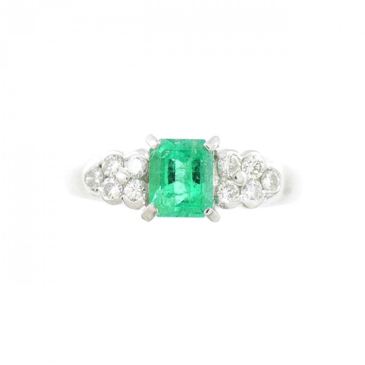PT900 エメラルド リング 0.46CT