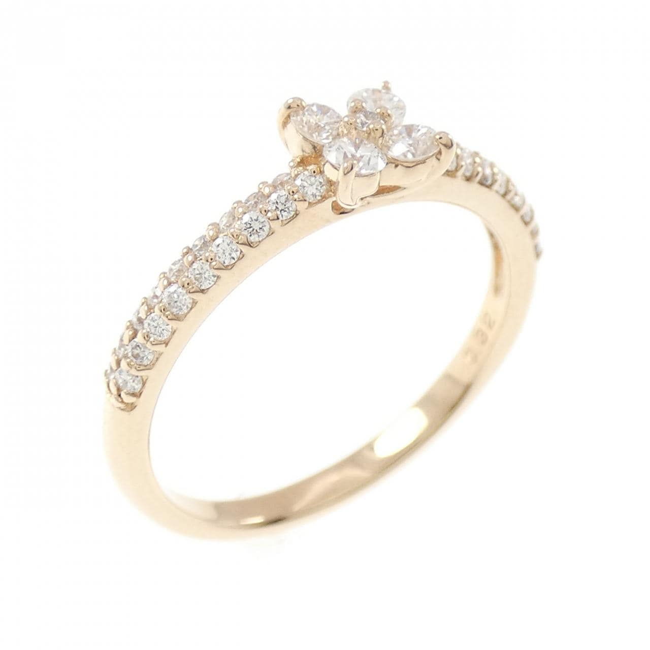 ポンテヴェキオ フラワー リング 0.32CT