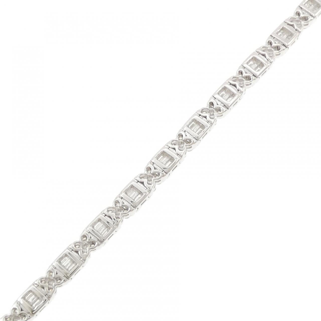 750WG ダイヤモンド ブレスレット 3.20CT