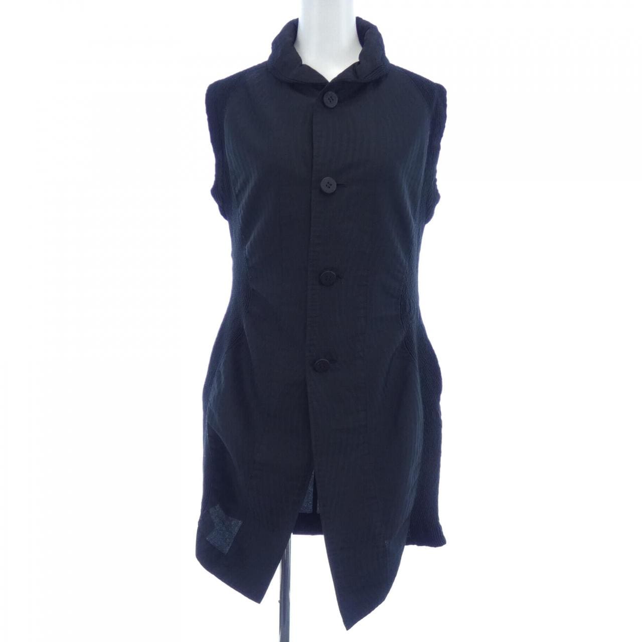 イッセイミヤケ ISSEY MIYAKE 3Dスチームストレッチ IM83FE028 ロングベスト