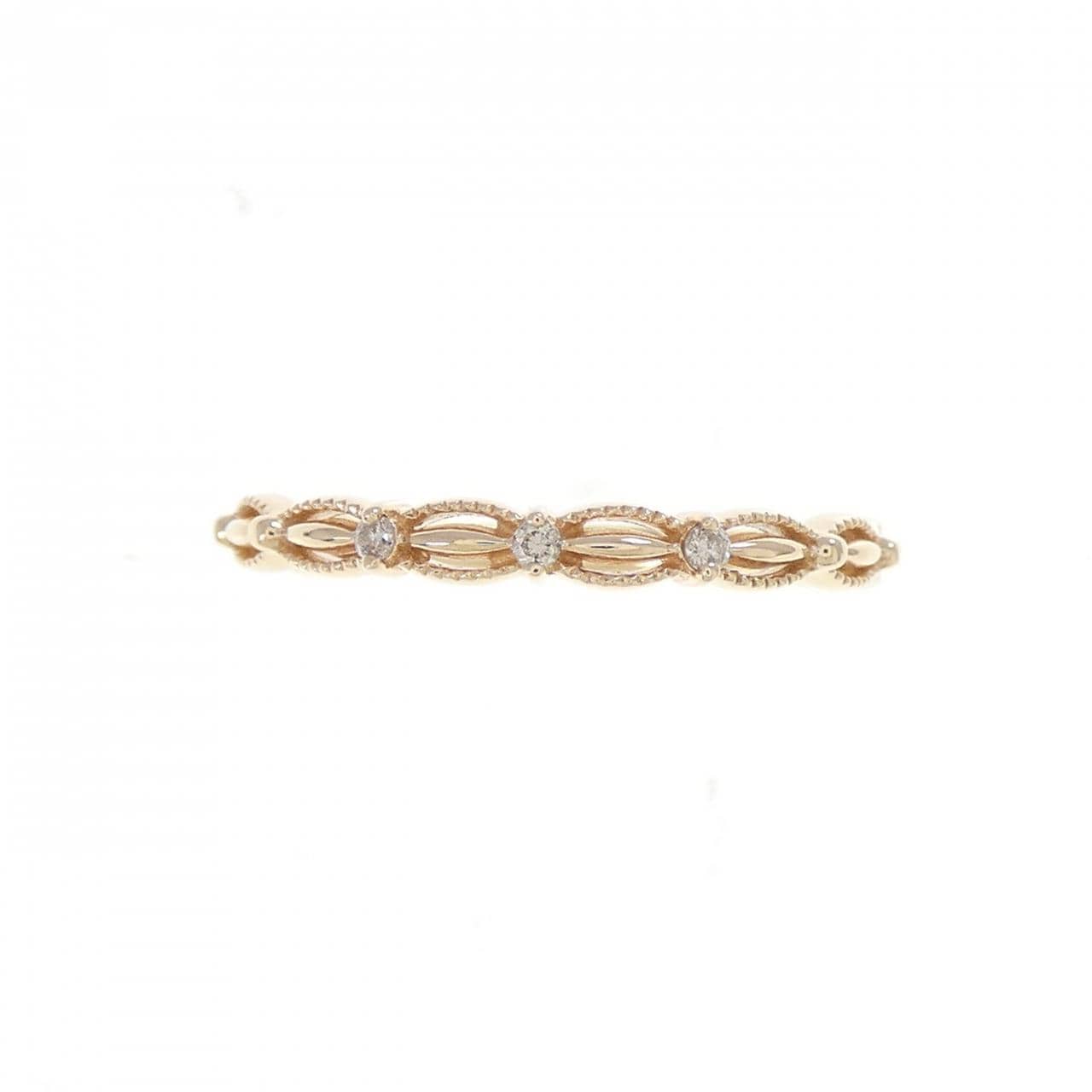 アガット ダイヤモンド リング 0.02CT