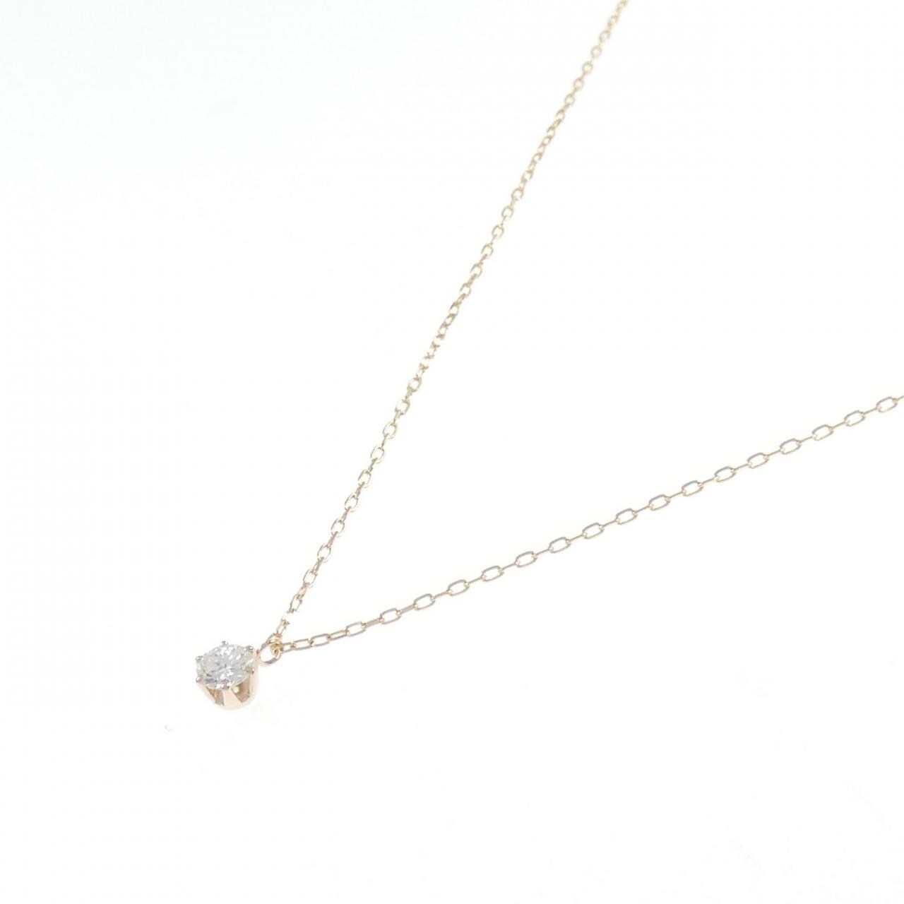 KOMEHYO|K18PG Diamond Necklace 0.225CT I VS2 Good|With Diamond