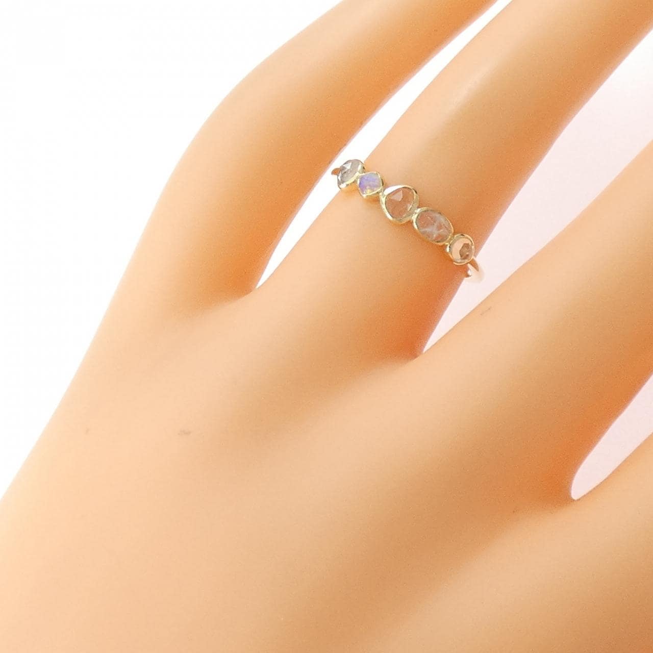 アガット カラーストーン リング