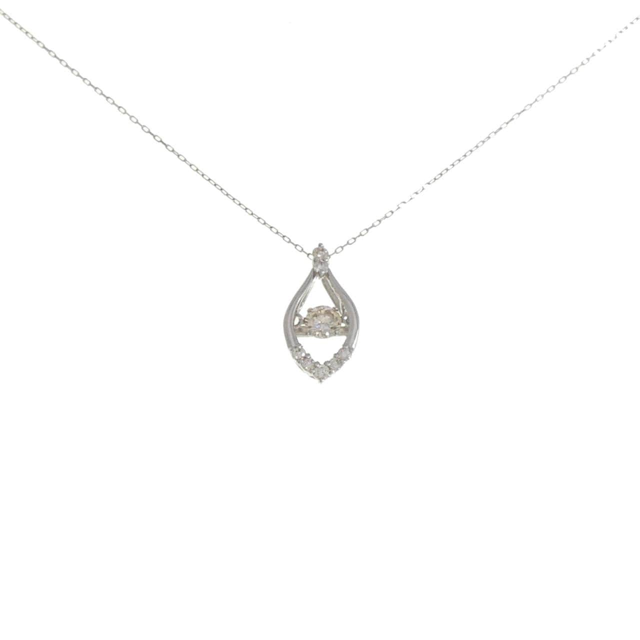 【新品】PT900 ダイヤモンド ネックレス 0.18CT