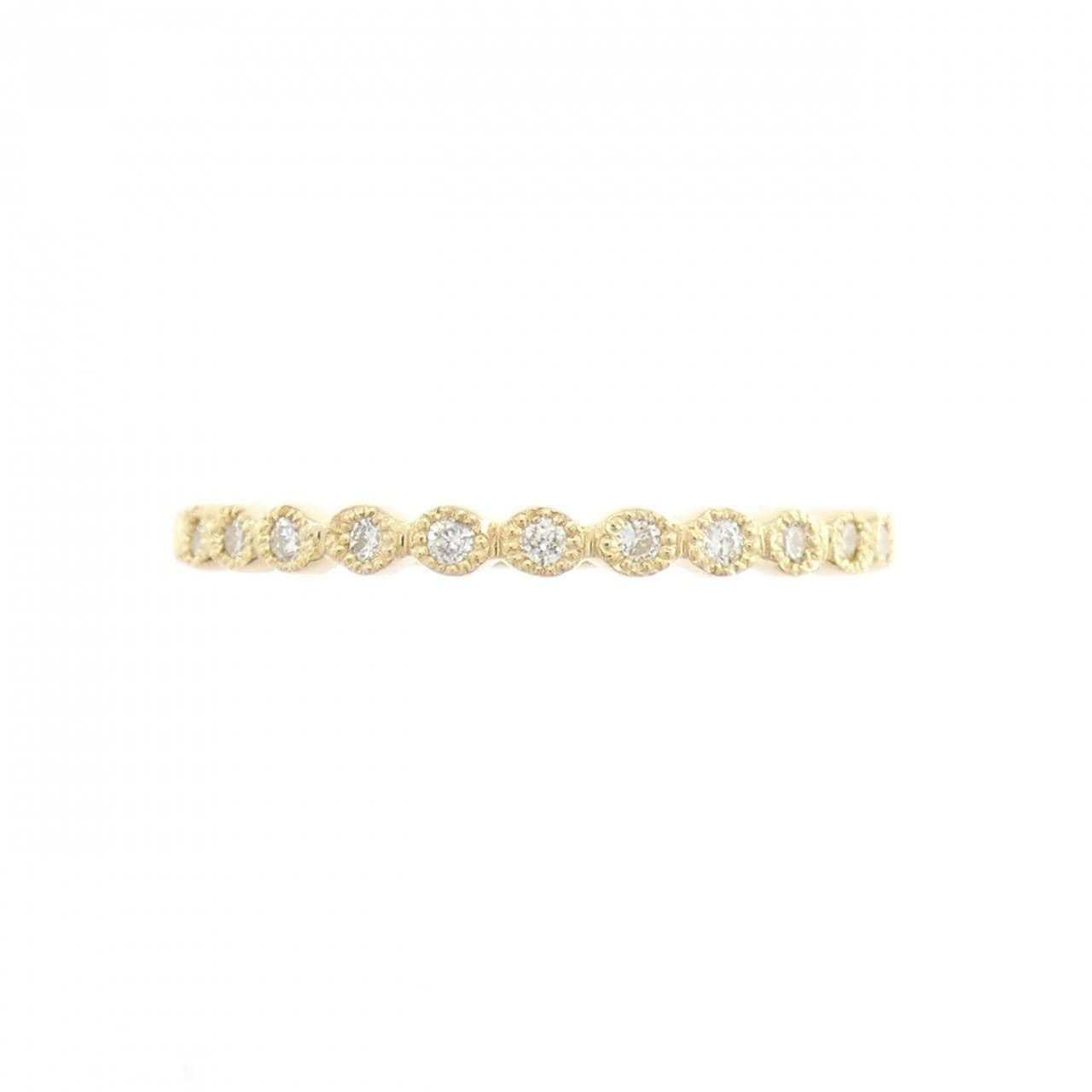 【リメイク】K18YG ダイヤモンド リング 0.10CT