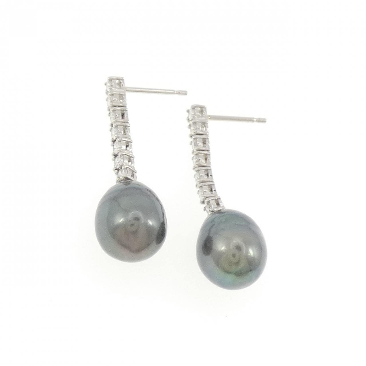PT900 Black Pearl Earrings